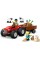 Конструктор "LEGO" Червоний фермерський трактор із причепом і вівцями №60461