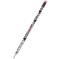 Олівець гр. "Kite" №HK25-056-2 Kuromi з гумкою,в тубі(36)(432)