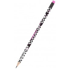 Олівець гр. "Kite" №HK25-056-2 Kuromi з гумкою,в тубі(36)(432)