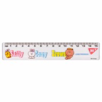 Лінійка пласт. 15см "Yes" Line Friends прозор. №370657(20)(100)