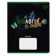 Зошит 48арк. кліт. YES Предметка-Біологія (Black) виб.гібрид,лак №767445(5)(200)