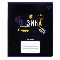 Зошит 48арк. кліт. YES Предметка-Фізика (Black) виб.гібрид,лак №767460(5)(200)