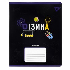 Зошит 48арк. кліт. YES Предметка-Фізика (Black) виб.гібрид,лак №767460(5)(200)