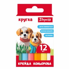 Крейда кольор. "1В" №400545 12шт круг. Classic(1)(88)