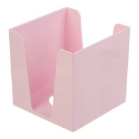 Куб для паперу "Buromax" №BM.6360-10 Pastel 9х9х9см рожевий(12)