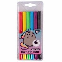 Фломастери "Yes" 6кольор. "Pusheen rainbow" №650540(24)