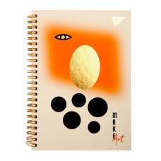 Блокнот пруж. A5 64арк. кліт. Make art 7БЦ №152023/Yes/(20)(40)