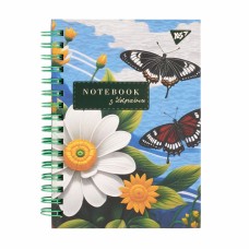Блокнот пруж. A6 64арк. кліт. Ukrainian notebook 7БЦ №152027/Yes/(20)(40)