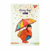Блокнот A5 64арк. кліт. Rainy day 7БЦ №152050/Yes/(20)(40)
