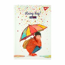 Блокнот A5 64арк. кліт. Rainy day 7БЦ №152050/Yes/(20)(40)