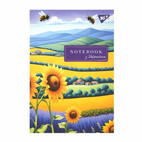 Блокнот A5 64арк. кліт. Ukrainian notebook інтегр. №152074/Yes/(20)(40)