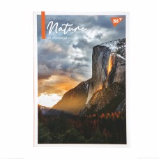 Блокнот A5 96арк. кліт. Nature інтегр. №152078/Yes/(20)(40)