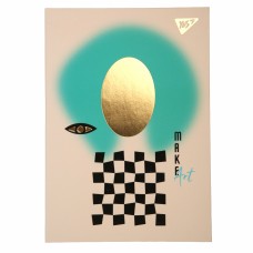 Блокнот A6 64арк. кліт. Make art інтегр. №152094/Yes/(20)(40)