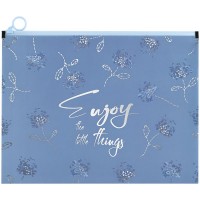Папка "Axent" №1497-46-A Flower Symphony-3 А4+ zip-lock,на блиск.(12)