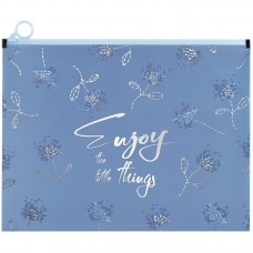 Папка "Axent" №1497-46-A Flower Symphony-3 А4+ zip-lock,на блиск.(12)