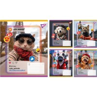 Зошит 24арк. кліт. YES Cute animals №767729(20)(320)