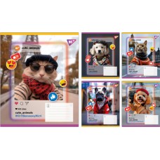 Зошит 24арк. кліт. YES Cute animals №767729(20)(320)