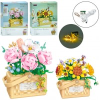 Конструктор Квіти в горщику,1277дет./1295дет.,в кор-ці,23х30х8м №21071-21072(12)