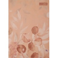 Папка-конверт "Buromax" №BM.3854-46 А4 Arabeski на кнопці,матов. напівпрозор.,персикова