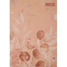 Папка-конверт "Buromax" №BM.3854-46 А4 Arabeski на кнопці,матов. напівпрозор.,персикова