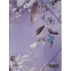 Папка "Buromax" №BM.3908-48 Arabeski А4 на рез. матова,непрозора,сливова(12)