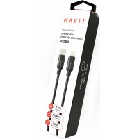 Кабель USB > Lightning Havit HV-CB304C PD30W 1м,black