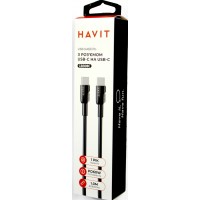 Кабель USB > USB-C Havit HV-CB308C 3A 1м,black