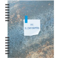Блокнот пруж. В5 60арк. кліт. пласт. №O25926/Optima/
