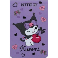 Блокнот А7 48арк. кліт. м'яка обкл. "Kuromi" №HK23-224/Kite/(50)