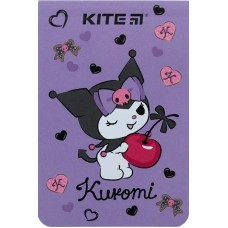 Блокнот А7 48арк. кліт. м'яка обкл. "Kuromi" №HK23-224/Kite/(50)