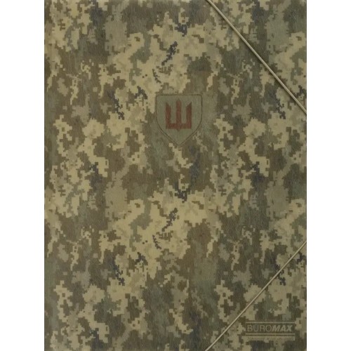 Папка "Buromax" №BM.3908-04 Arabeski А4 на рез. матова,непрозора,зелена(12)