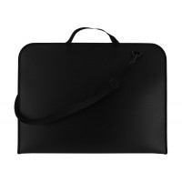 Портфель "Maxi" №MX30040 A2 пласт. на блиск.,чорний