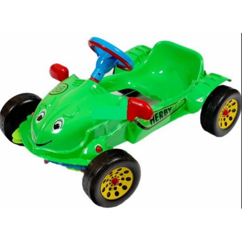 Машина гонка вел. Herby на педалях,салатова KW-09-901 CЛ/Кіндер-Вей/
