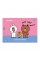 Альбом для малюв. на скобі 28/100 A4 з перфор. Line Friends №130605/Yes/(4)(96)