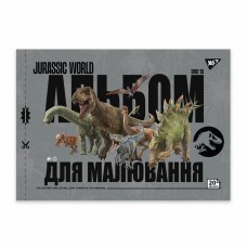 Альбом для малюв. на скобі 20/100 A4 з перфор. Jurassic World №130592/Yes/(4)(128)