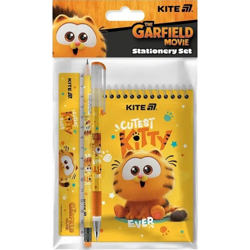 Набір канцтоварів 4 предм. "Kite" Garfield №GF25-S03(20)