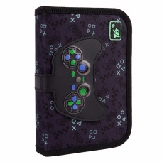 Пенал "1В" Game On! тв.,одинар.,з 2клап. №HP-04/533629(48)