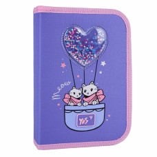 Пенал "1В" Purr Meow тв.,одинар.,з 2клап. №HP-04/533624