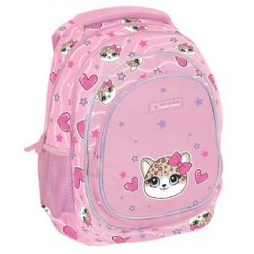 Рюкзак "School Max" Kitten,3від.,2карм. 39х29х17см №2520C/Class/(10)