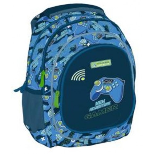 Рюкзак "School Max" Game,3від.,2карм. 39х29х17см №2522C/Class/(10)