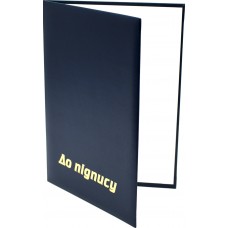 Папка А4 "До підпису" з тисн. синя/Вінпап/