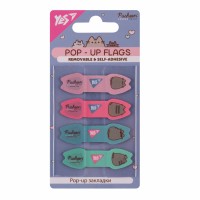 Закладка пласт. "Yes" №170443 Pusheen Pop-up 80шт(24)