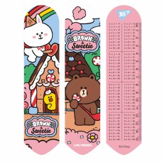 Закладка "Yes" №708135 "Line Friends heroes" 2D