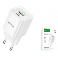 Зарядний пристрій Hoco №C147A швидка зарядка 1USB 20w white