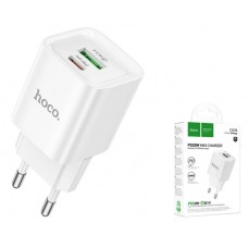 Зарядний пристрій Hoco №C147A швидка зарядка 1USB 20w white