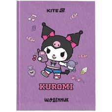 Щоденник шк. B5 "Kite" №HK25-262-3 Kuromi тв.обкл.(20)