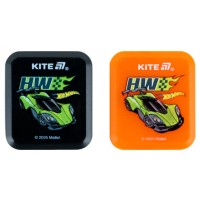 Точилка "Kite" №HW25-116 Hot Wheels прямокут.,з конт.(24)