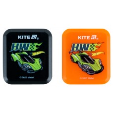 Точилка "Kite" №HW25-116 Hot Wheels прямокут.,з конт.(24)