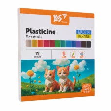 Пластилін "Yes" O’range Line 12 кольор. 240гр №540689(44)