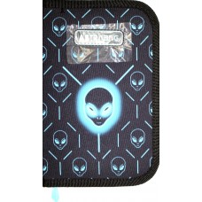 Пенал "Astrabag" NEON UFO 2 клап.,б/н №AC1/503025015
